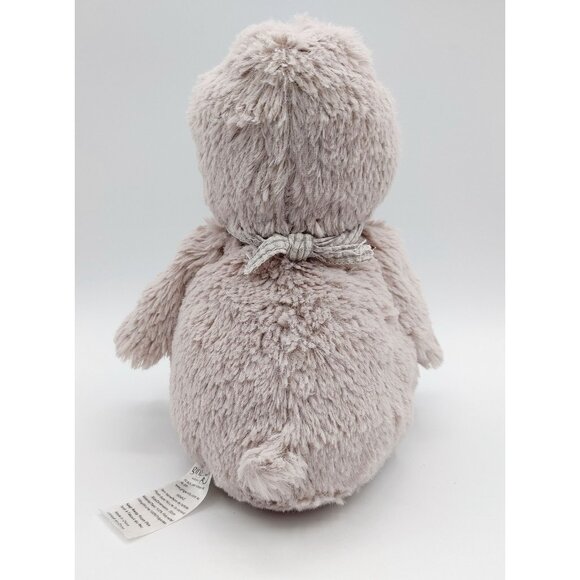 GINGERLILLY AUSTRALIA Dylan GRAY DUCK Plush RATTLE CRINKLE LOVEY Stuffed Toy 10" - Picture 3 of 4